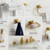 Juego de Accesorios de Baño de 7 Piezas