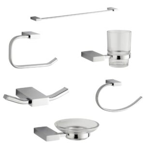 Juego de Accesorios de Baño de Lujo 6 Piezas