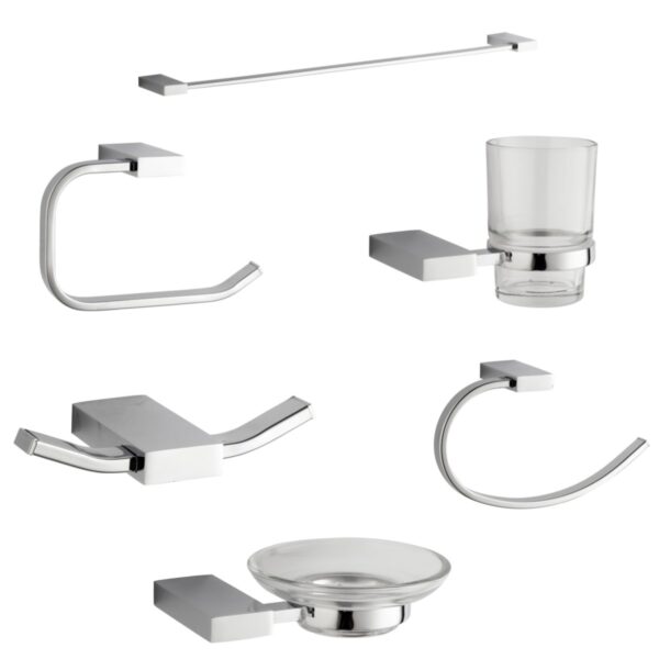 Juego de Accesorios de Baño de Lujo 6 Piezas