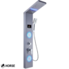 Panel de Columna de Ducha con Hidromasaje LED de Acero Inoxidable
