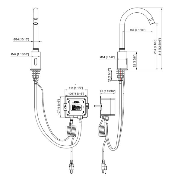 Grifo Automático con Sensor Infrarrojo