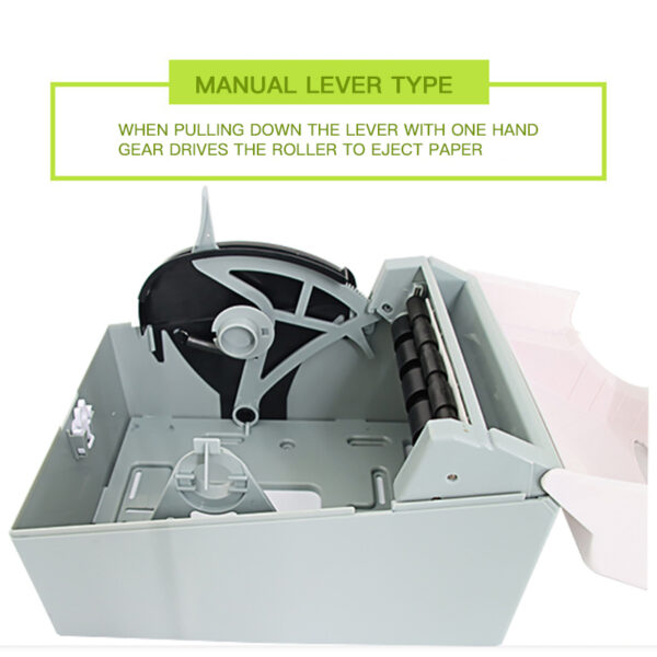 Dispensador de Papel Toalla Jumbo con Palanca
