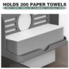 Dispensador de Toallas de Papel Plegables de Plástico para Cocina
