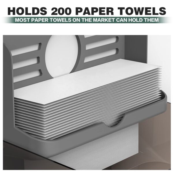 Dispensador de Toallas de Papel Plegables de Plástico para Cocina
