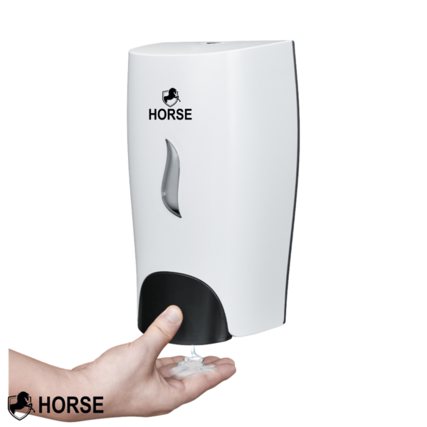 Dispensador de Jabón Líquido Manual de 1 Litro en Plástico ABS de la marca Horse