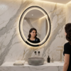 Espejo LED con ANTIEMPAÑO – Modelo LISBOA BLACK