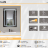 Espejo LED con ANTIEMPAÑO – Modelo MILAN