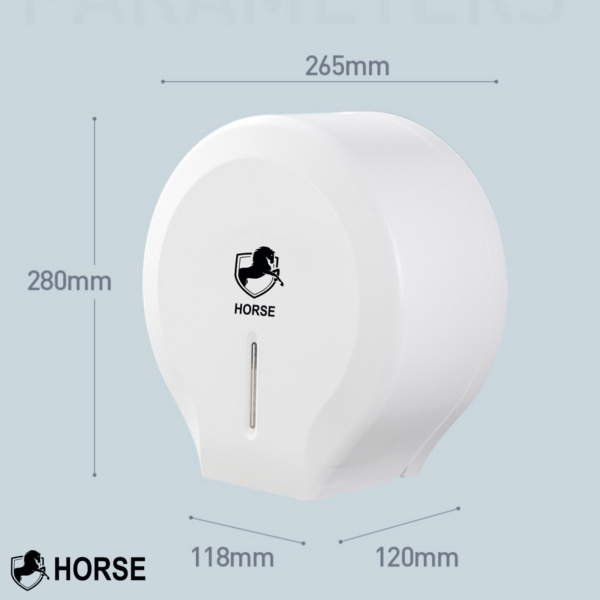 Dispensador de Papel Higiénico Jumbo HORSE-ABS