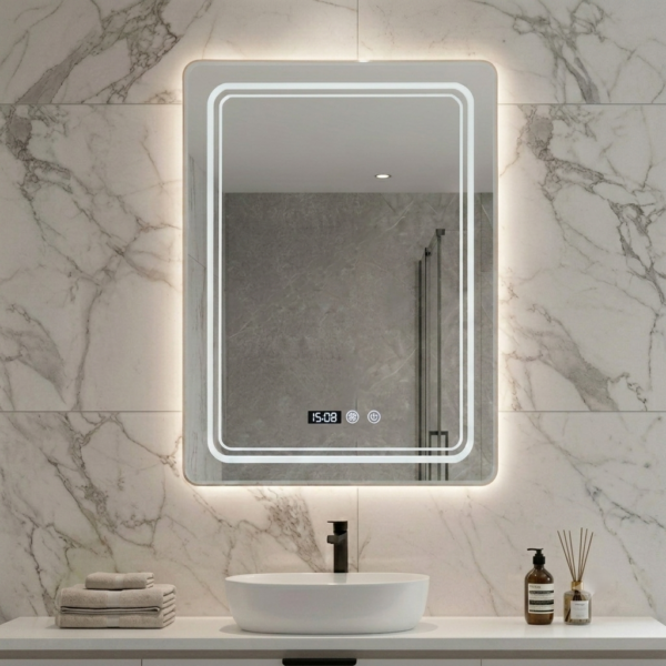 Espejo LED con ANTIEMPAÑO – Modelo ZOE