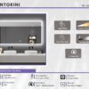Espejo LED con 3 Luces – Modelo SANTORINI