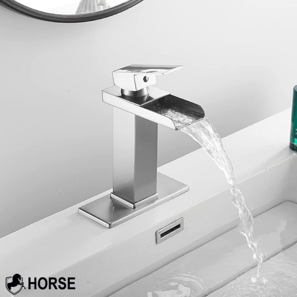 Grifo Monomando Alto para Lavatorio de Baño HORSE